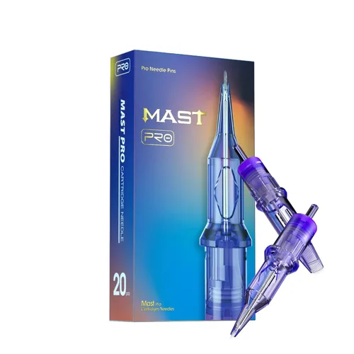 Miniatura 8 de Cartuchos de tatuaje Mast Pro 20pcs agujas desechables Bugpin 0.25MM Round Liner 0803 Round Liner