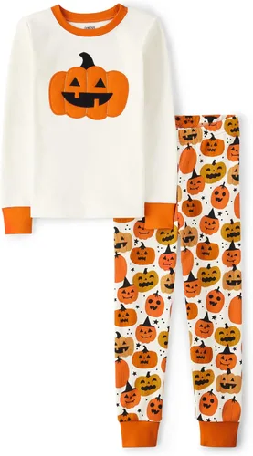Miniatura 2 de Gymboree Gymmie Long Sleeve and Pant Cotton 2-Piece Pajama Sets, Big Kid, Toddler