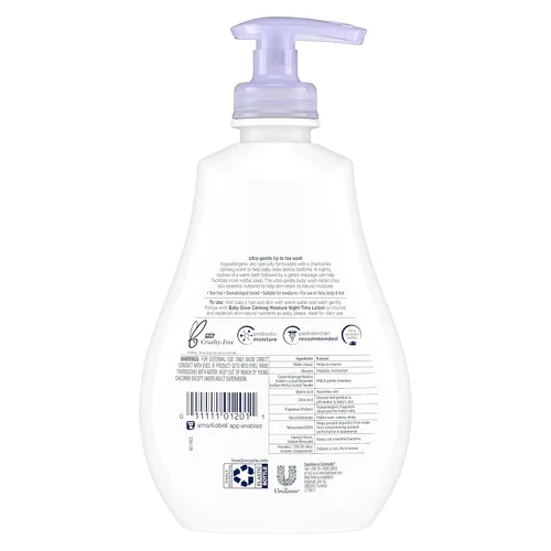 Miniatura 3 de Baby Dove Jabón Corporal para Piel Sensible de Bebé Baño Tranquilo Hidratante para un Baño Tranquilo de Bebé Hipoalergénico y Sin Lágrimas, Elimina