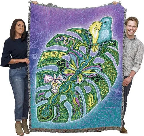 Miniatura 14 de Pure Country Weavers Sue Coccia - Manta de ovejas de cuerno grande, tótem de espíritus animales, manta de regalo tejida de algodón, fabricada