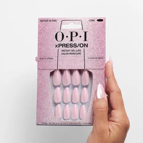 Miniatura 5 de OPI xPRESS/ON Press on Nails Short Round Classic, Long Almond & Coffin Shape Press-On Professional Nail Art Kit