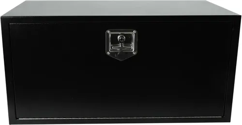 Miniatura 16 de Caja de herramientas de acero para debajo del cuerpo del camión, organizador de caja de herramientas de 18 x 12 x 14 con cerradura y llaves
