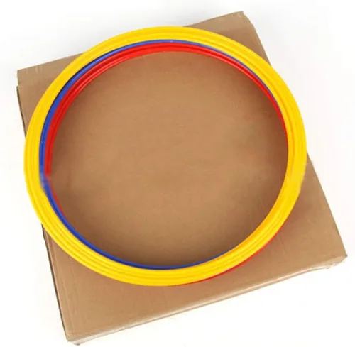 Miniatura 3 de Anillos de entrenamiento de velocidad y agilidad, escaleras de agilidad deportiva, 6 unidades de anillos de velocidad de entrenamiento deportivo