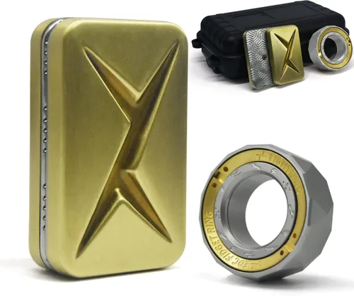 Miniatura 11 de Paquete de 2 juguetes para ansiedad, tarjeta magnética de metal háptico, tarjeta de póquer deslizante, juguetes EDC para adultos, aliviar el estrés