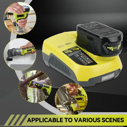 Miniatura 5 de 2 paquetes actualizados 7.0Ah P108 18V repuesto para batería Ryobi 18V P102 P103 P104 P105 P107 P109 P122 PBP005 PBP004 PBP003 Herramientas