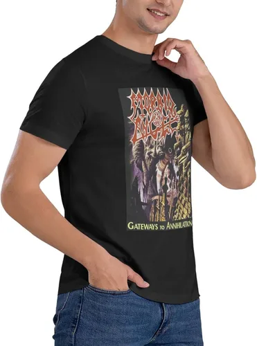 Miniatura 3 de Morbid Angel T Shirt Men's Summer Round Neck Trend Fashion Short Sleeve T Shirt Sports Fitness Cotton Shirt Tops