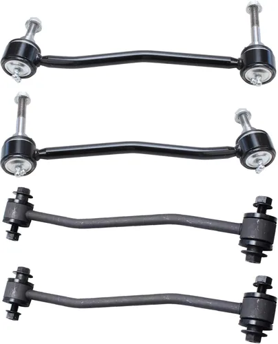 Miniatura 105 de Detroit Axle - 4 barras estabilizadoras AWD para Chrysler 300 2005-2019 Dodge Charger 2005-2008 2005-2008 Magnum Stabilizer Enlaces de extremo