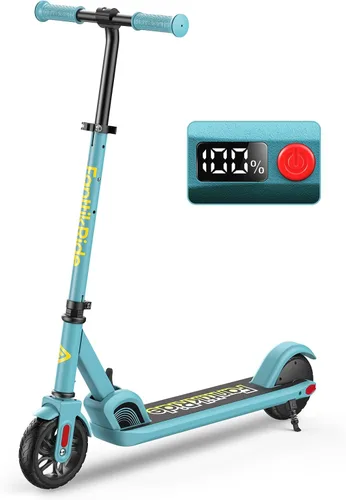 Miniatura 11 de FanttikRide C9 Scooter eléctrico para niños de 8 a 12 años, plegable para niños de 3.9 a 5.2 pies, 132 libras, rango de 5 millas, hasta 40 minutos