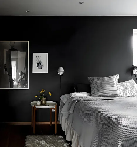 Miniatura 4 de Papel tapiz negro para despegar y pegar, papel adhesivo decorativo, autoadhesivo, impermeable, extraíble, para cubrir paredes, muebles, gabinetes