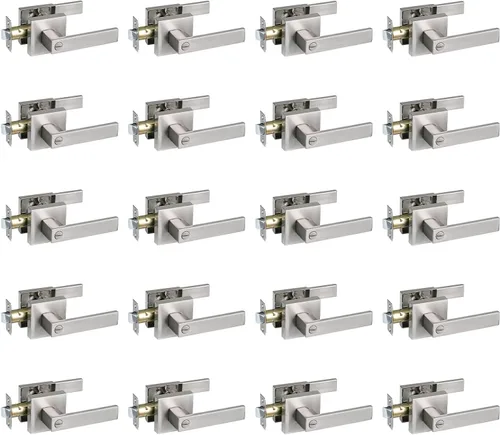Miniatura 76 de NEWBANG Manija de palanca de puerta sólida con acabado negro mate