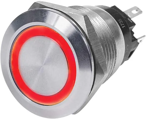 Blue Sea Systems 4162 Botón Interruptor 10A OFF-ON ROJO