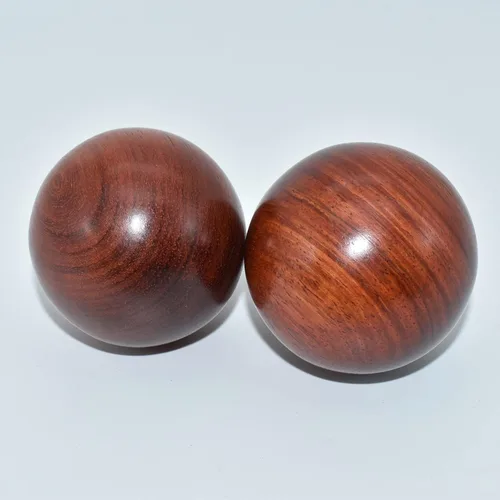 Miniatura 6 de Bolas de Baoding de 2 pulgadas para ejercicios de salud chinos, bolas de estrés de palisandro