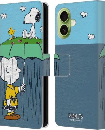 Miniatura 179 de Head Case Designs Funda de piel con licencia oficial de Peanuts Snoopy & Woodstock Balloon Halfs and Laughs para Apple iPhone 7/8/SE 2020 y 2022