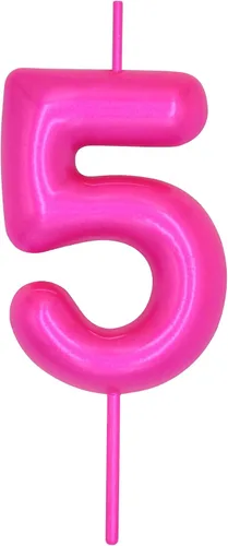 Miniatura 33 de DERVENTA Vela con números de 2.36 pulgadas, decoración perfecta para cumpleaños, brunch, postre, pastel, 1 pieza (número 0 rosa)