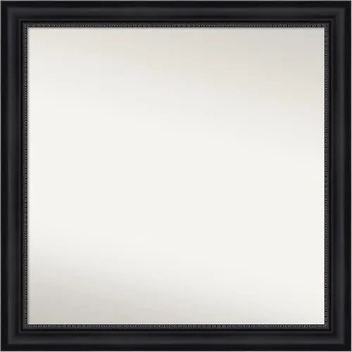 Miniatura 7 de Amanti Art Espejo personalizado, espejo de baño negro Astor, espejo de pared o espejo de tocador de baño sobre el fregadero (25 x 25 pulgadas)