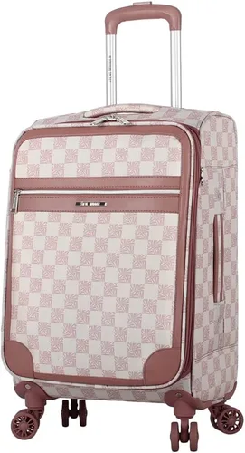 Miniatura 55 de Steve Madden Equipaje de diseñador, Chalet Gris Claro, Juego de maleta giratoria ligera expandible de 3 piezas - Juego de viaje