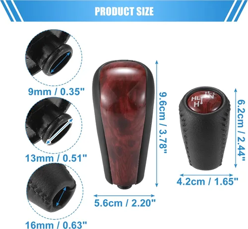 Miniatura 6 de ACROPIX Pomo de cambio de transmisión automática de 4 velocidades para Toyota Prado 120 2003-2009 - Paquete de 2