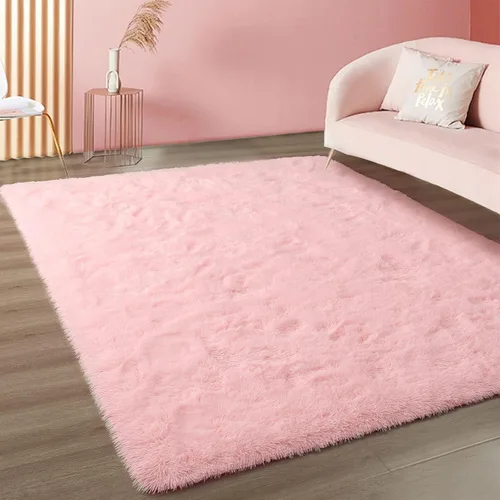 Miniatura 39 de Merelax Alfombra Moderna Suave y Esponjosa Shaggy para Dormitorio Sala de Estar Decoración de Sillas Pequeñas Alfombras Tapetes para Pies Piso, Verde