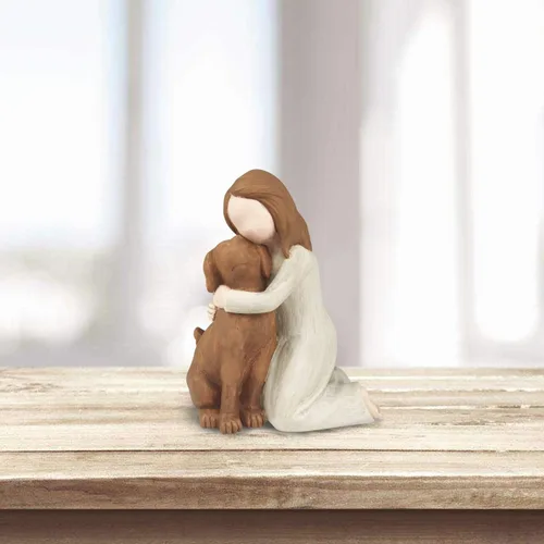 Miniatura 2 de Figuras de ángel de perro, memoriales de amistad de perro ángel para amantes de los perros Multicolor