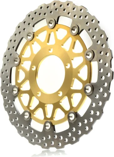 Miniatura 4 de Para KAWASAKI para Z800 E Z1000 para ZX-10R para VERSYS 1000 ZX-14R ZG GTR ZZ-R 1400 ZX6R NINJA 636 ABS motocicleta disco delantero placa freno Oro