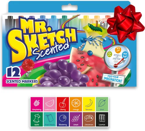 Mr. Marcadores aromáticos, punta de cincel, varios colores