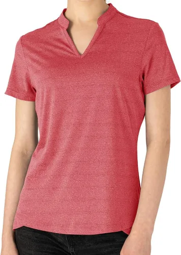 Miniatura 2 de YSENTO Camisetas polo de golf de ajuste seco para mujer manga corta cuello en V sin cuello camisetas deportivas