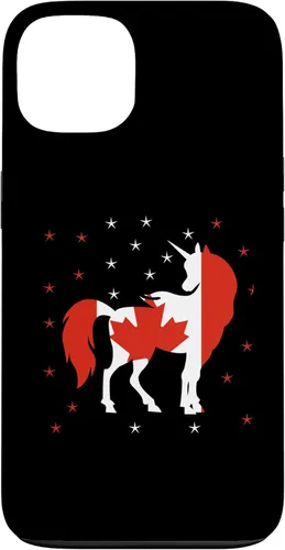 Miniatura 7 de Funda para iPhone 13 Pro Max Unicornio Bandera de Canadá