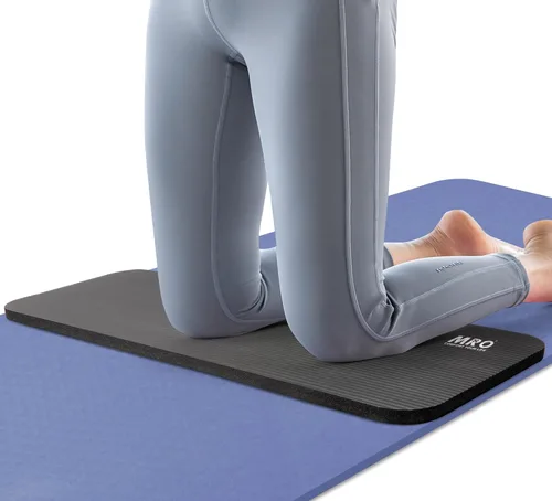 Miniatura 8 de MRO Rodillera de yoga – Rodillera de ejercicio premium – Elimina el dolor durante el entrenamiento en casa – Acolchado adicional y apoyo
