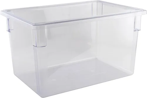 Miniatura 11 de Winco Caja de almacenamiento de alimentos de policarbonato, 12 x 18 x 3-1/2 pulgadas