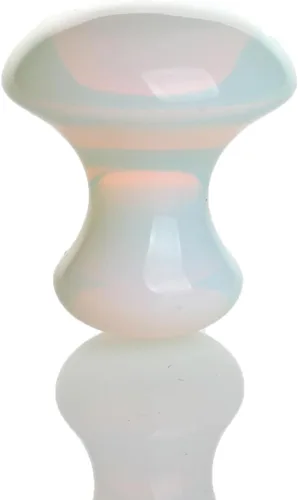 Miniatura 4 de 2 unids Gua Sha herramienta de masaje en forma de hongo ópalo opalita jade ojo masaje facial herramienta lifting facial eliminar arrugas masajeador