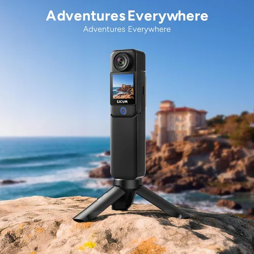 Miniatura 8 de SJCAM Cámara C300 de 64 GB 4K VLOGGING con agarre de potencia de 7 horas, cámara corporal con estabilización de 6 ejes para vlogs diarios