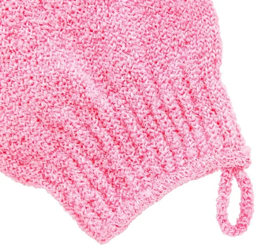 Miniatura 5 de 4 pares de guante exfoliante; exfoliante para cuerpo para Ducha y baño, guantes de esponja de lufa limpiadores en 4 colores variados para hombres