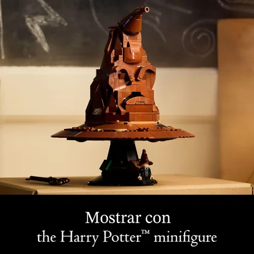 Miniatura 6 de LEGO Sombrero de clasificación de Harry Potter con 31 voces - Juego de construcción de Harry Potter - Idea de regalo para adultos, mujeres