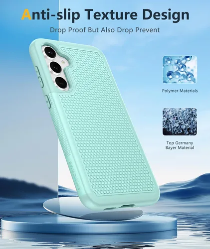Miniatura 464 de FNTCASE Funda para iPhone 17 Pro: Fundas delgadas translúcidas de color azul claro compatibles con MagSafe, protección completa de la cámara
