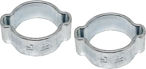 Miniatura 8 de 20 clips de manguera de oreja ajustables de 0.27 a 0.27 pulgadas, abrazadera de manguera de dos orejas, abrazaderas de manguera de doble oreja