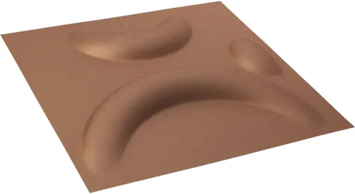 Miniatura 6 de Ekena Millwork 11 7/8"W x 11 7/8"H Seville EnduraWall Decorativo Panel de Pared 3D, Cobre Envejecido (Cubre 0.98 Pies Cuadrados)