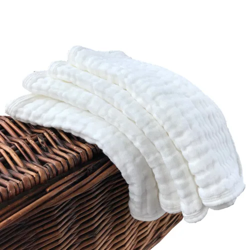Miniatura 2 de Synrroe Paños para eructos grandes, paños de muselina para bebé, extra absorbentes y suaves, 6 capas de 20 x 10 pulgadas, 100% algodón