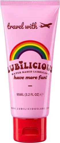 Lubricante a base de agua Lubilicious de 3.2 onzas – Lubricante personal premium y gel lubricante para privacidad – Lubricación a base de agua