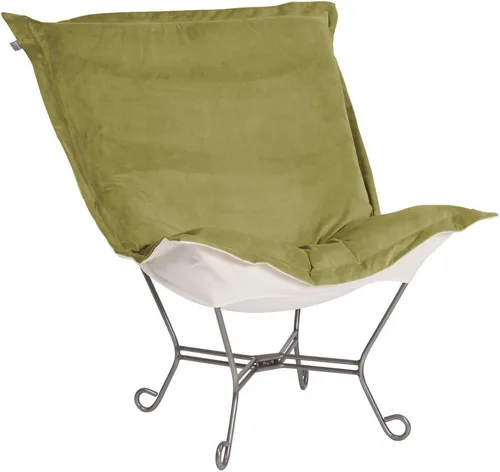 Miniatura 42 de Howard Elliott Collection Avanti Pecan - Silla de asiento oscilante con funda, silla multiusos de mariposa con marco de titanio, muebles de patio