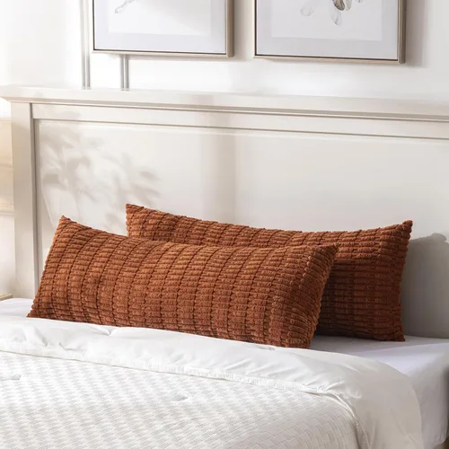 Miniatura 74 de Fancy Homi - Paquete de 2 fundas de almohada decorativas estilo bohemio de 16 x 16 pulgadas para sala de estar, sofá, cama, funda de cojín cuadrada