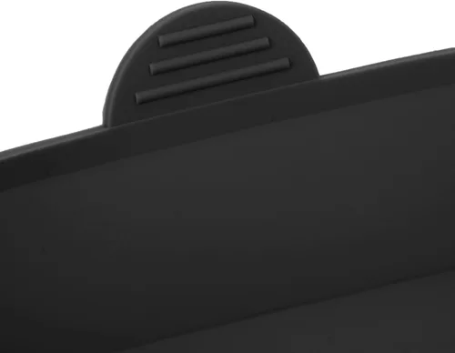 Miniatura 7 de UPKOCH Bandeja de silicona negra para hornear, divisores de sartén para horno, asas resistentes a prueba de calor, bandeja antiadherente, juego