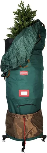 Bolsa de almacenamiento vertical para árboles: bolsa de almacenamiento para árbol de Navidad de 9 pies, sostiene árboles artificiales de hasta 9