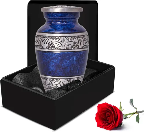 Miniatura 10 de Urna para cenizas humanas para mujeres adultas, urna de entierro, urna decorativa, urna funeraria, urna de cremación para mujeres y hombres, grande