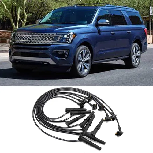 Miniatura 6 de Juego de cables de bujía WR5934 de 8 piezas de repuesto para Ford F-150 F250 Crown Victoria V8 4.6L Lincoln reemplazo para Mercury, reemplaza