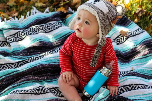 Miniatura 7 de Pura Kiki - Botella infantil aislada de acero inoxidable de 7 onzas, incluye pezón y funda de silicona de flujo medio, anticólicos, sin plástico