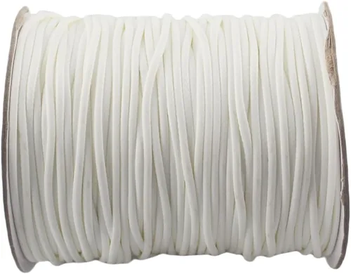 Miniatura 29 de Cordón de poliéster encerado para hacer joyas, cuerda encerada con carrete para hilo de bricolaje (rojo, 0.020 in (150 yardas))