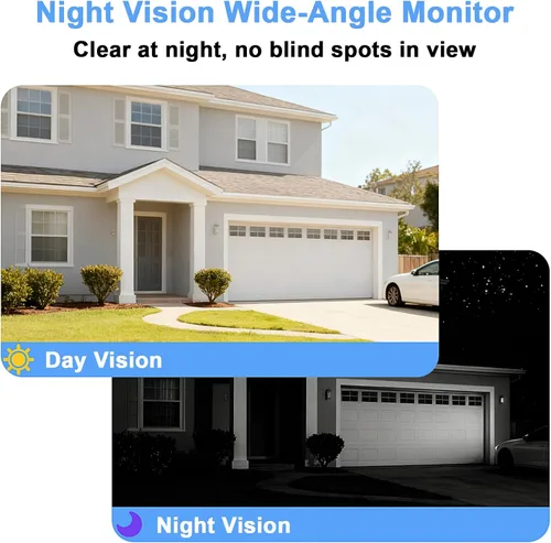Miniatura 7 de Timbre de video inalámbrico con timbre, audio bidireccional, visión nocturna, timbres de video alimentados por batería, almacenamiento en la nube
