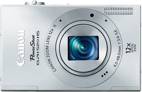 Miniatura 4 de Cámara digital Canon PowerShot ELPH 520 HS 10.1 MP CMOS con lente de zoom estabilizado de imagen óptica de 12x ultra gran angular y video Full 1080p