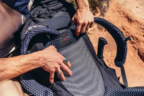 Miniatura 3 de Gregory Baltoro 100L Pro - Mochila unisex con suspensión FreeFloat, panel trasero transpirable con cojín de aire, grande, negro lava