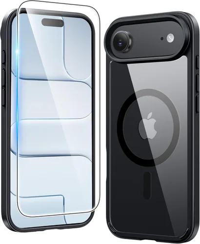 Miniatura 230 de FNTCASE Funda transparente para iPhone 15: Funda para iPhone 14/13, fundas magnéticas para teléfono con protector de pantalla compatible con Magsafe